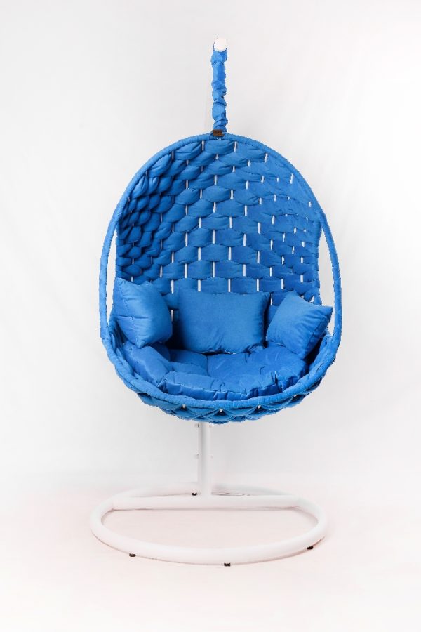 Подвесное кресло Валио Гламур синее
