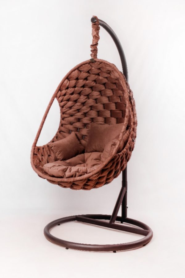 Подвесное кресло Валио Гламур шоколад 1