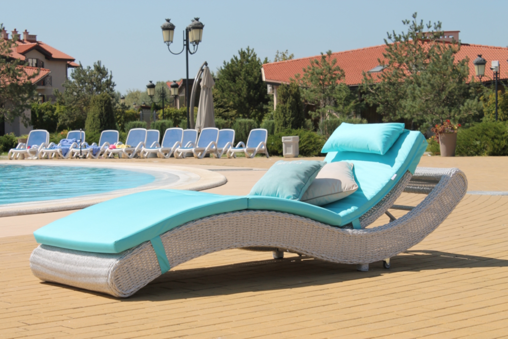 Шезлонг Рим Из Искусственного Ротанга Купить